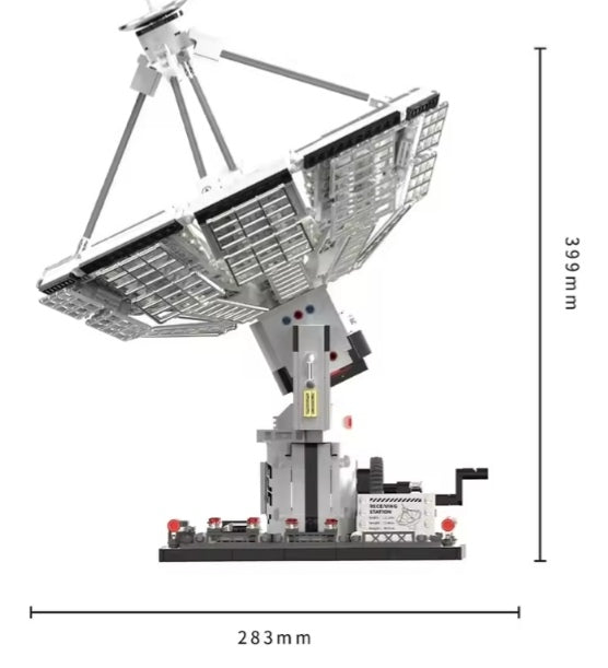 Home Decor Space Signal Receiving Base Building Blocks Set Toys (with box) tys bbs