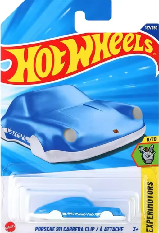 Hot Wheels 2025-Q Case Alloy "Porsche 911 Carrera Clip" Toy Car tys crs