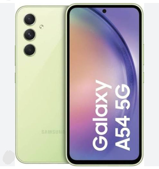 Samsung Galaxy A54 5G Hong Kong or Chinese Version Smartphone Facial Recognition & Fingerprint Unlock Function Dust Water & Scratch Resistant HD Screen Super/Fast Charging (Model: A546U) 128GB (Green) Smartphone smp