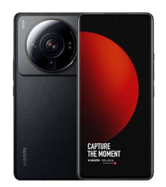 Xiaomi 12S Ultra 5G Global Version Black Smartphone Facial Recognition & Fingerprint Unlock Function Dust Water & Scratch Resistant HD Screen Super/Fast Charging (RAM 12GB+256GB ROM) Smartphone. smp