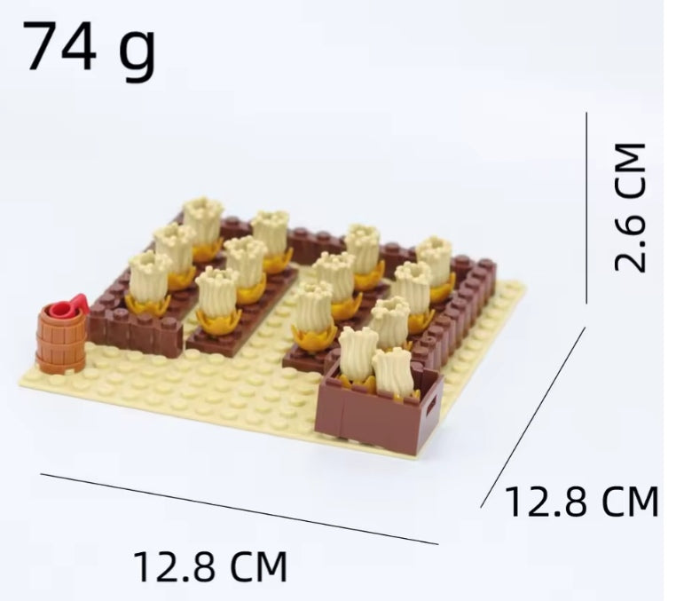 Needle Mushroom Garden Building Blocks Set Toys tys bbs