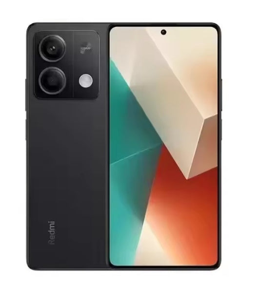 Xiaomi Redmi Note 13 5G Chinese Version Black Smartphone Facial Recognition & Fingerprint Unlock Function Dust Water & Scratch Resistant HD Screen Super/Fast Charging (RAM 6GB+128GB ROM) Smartphone. smp