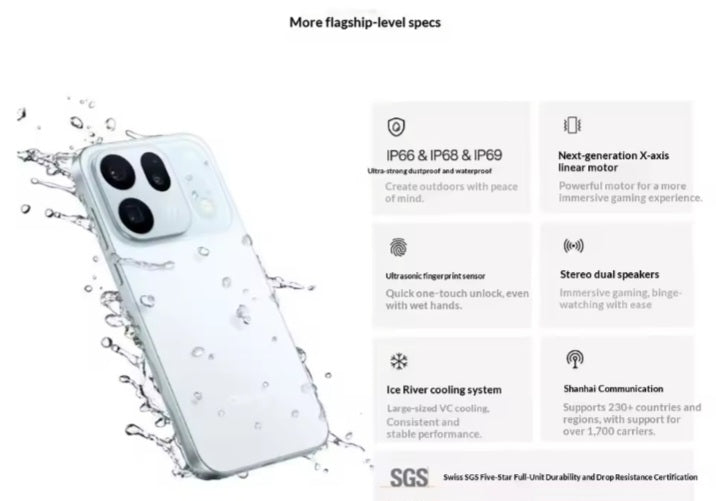 Oppo Find X10 Chinese Version 5G Titanium Smartphone Dust Water & Scratch Resistant HD Screen Super/Fast Charging Smartphone (RAM 12GB÷256GB ROM). smp