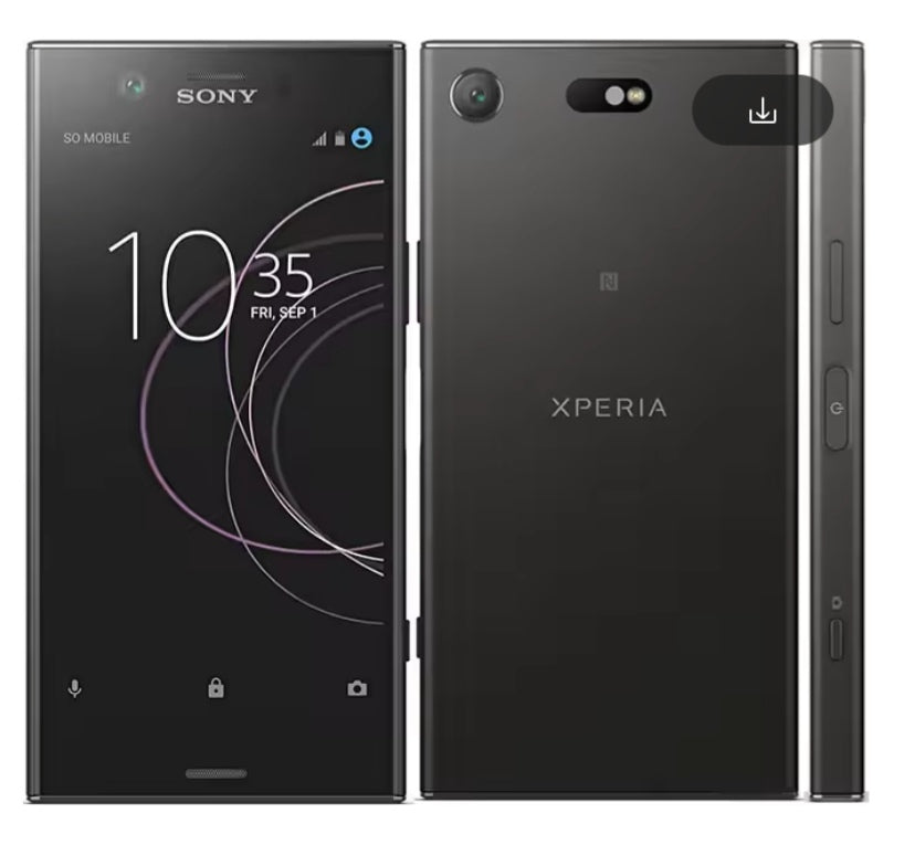 Sony Xperia XZ1 Compact 4G LTE Waterproof Dustproof Scratchproof Smartphone Global Version HD Screen Super/Fast Charging (Black) Smartphone smp