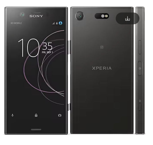 Sony Xperia XZ1 Compact 4G LTE Waterproof Dustproof Scratchproof Smartphone Global Version HD Screen Super/Fast Charging (Black) Smartphone smp