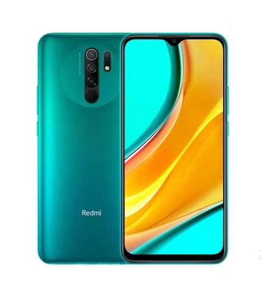 Xiaomi Redmi 9 Global Version Champion Green Smartphone Facial Recognition & Fingerprint Unlock Function Dust Water & Scratch Resistant HD Screen Super/Fast Charging (RAM 4GB+128GB ROM) Smartphone + FREE Gift. smp