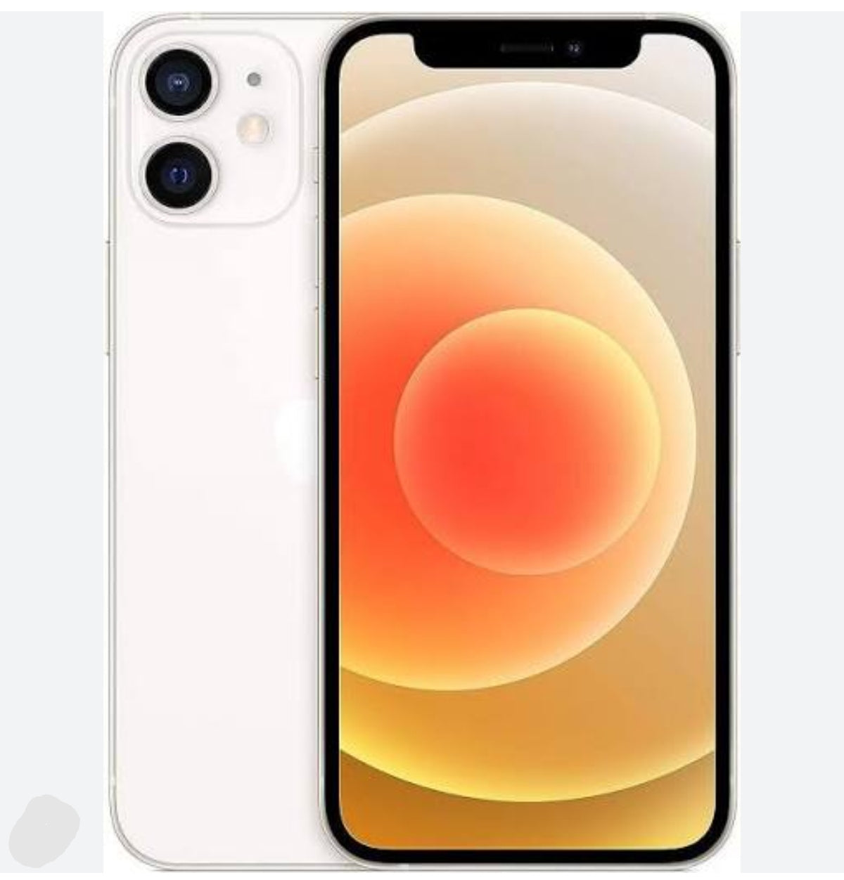 Apple iPhone 12 Mini Smartphone Facial Recognition Function Dust Water & Scratch Resistant HD Screen Super/Fast Charging (128GB ROM) (White) Smartphone smp