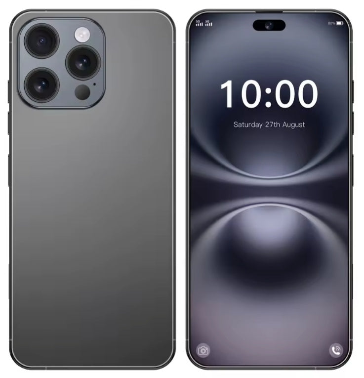XS 16 Pro+ 8GB+256GB 7.3inch 4G 5G Android (Black) Smartphone smp