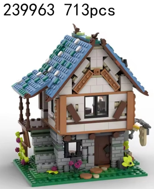 Medieval Blacksmith Castle Building Blocks Set Toys tys bbs
