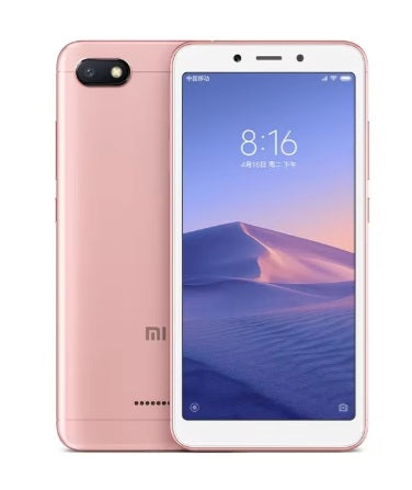 Xiaomi Redmi 6A Global Version Pink Smartphone Facial Recognition & Fingerprint Unlock Function Dust Water & Scratch Resistant HD Screen Super/Fast Charging (RAM 2GB+16GB ROM) Smartphone + FREE Gifts. smp