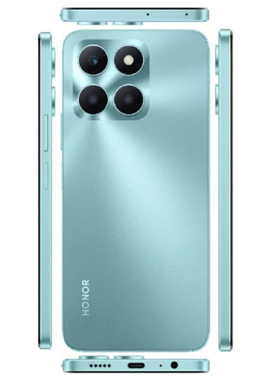 Honor X6 4G Chinese Version Randomly Selected Colors Smartphone Facial Recognition & Fingerprint Unlock Function Dust Water & Scratch Resistant HD Screen Super/Fast Charging (128GB ROM) Smartphone. smp