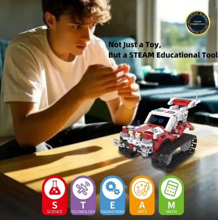 5 In 1 Remote Controled Deformed Robot Building Blocks Set Toys tys bbs rbt