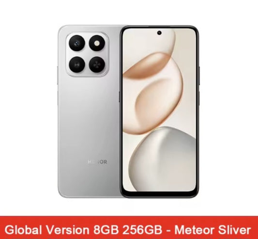 Honor 400 Smart 5G Global Version Meteor Silver Smartphone Facial Recognition & Fingerprint Unlock Function Dust Water & Scratch Resistant HD Screen Super/Fast Charging (RAM 8GB+256GB ROM) Smartphone smp