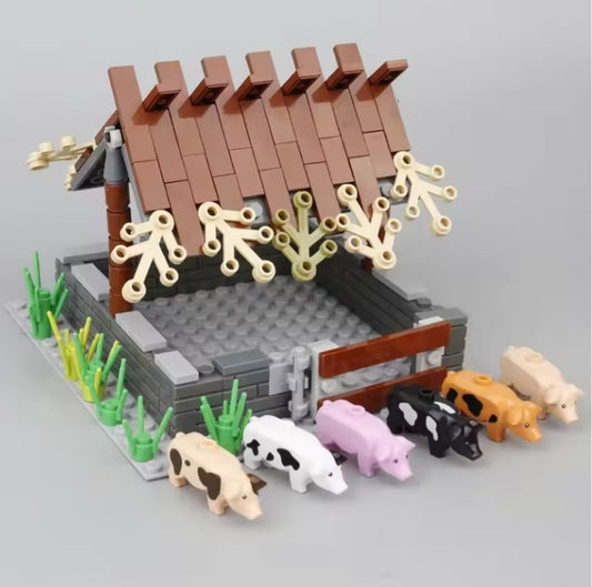Children's Pigsty Building Blocks Set Toys tys bbs