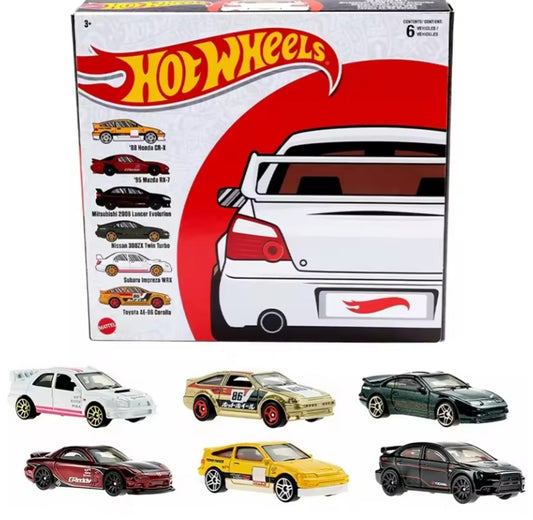 Hot Wheels Premium 6 Piece Set Toy Cars tys crs