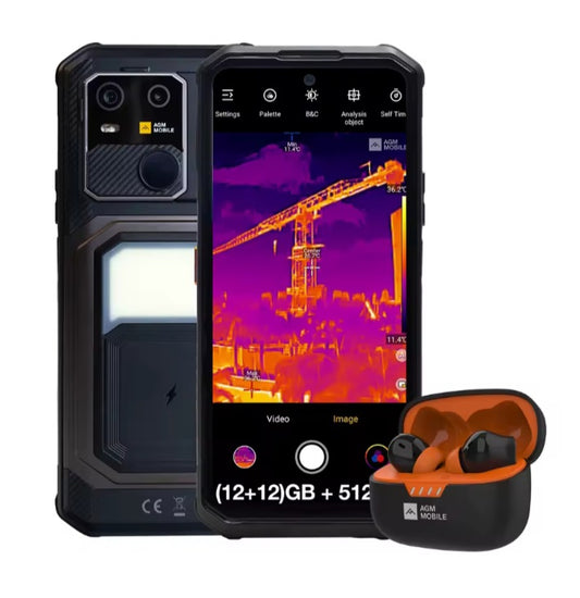 AGM G3 Pro 5G Rugged Global Version Smartphone Facial Recognition & Fingerprint Unlock Function Dust Water & Scratch Resistant HD Screen Super/Fast Charging Smartphone + FREE Buds. smp