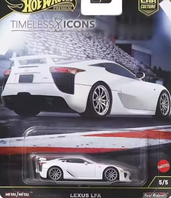 Hot Wheels Premium FPY86 Collector's Gift, Ferrari, Porsche, Lexus, Nissan, Koenigsegg tys crs