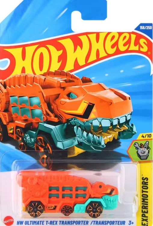 Hot Wheels 2025-Q Case Alloy "Ultimate T-Rex Transporter" Toy Car tys crs