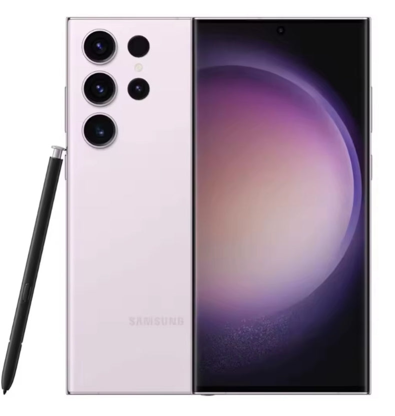 Samsung Galaxy S23 Ultra 5G Smartphone US Version Fingerprint Unlock Function 6.8inch Screen RAM 12GB+256GB ROM (Purple) Smartphone smp