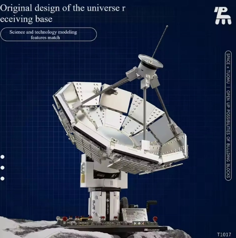 Home Decor Space Signal Receiving Base Building Blocks Set Toys (no box) tys bbs