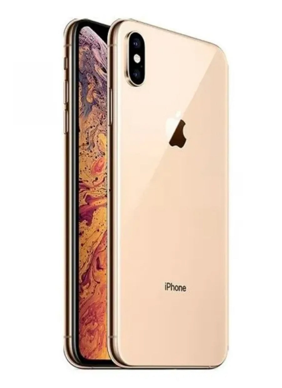 Apple iPhone XS Smartphone Facial Recognition Function Dust Water & Scratch Resistant HD Screen Super/Fast Charging (256GB ROM) (Gold) Smartphone + FREE Earphones. smp