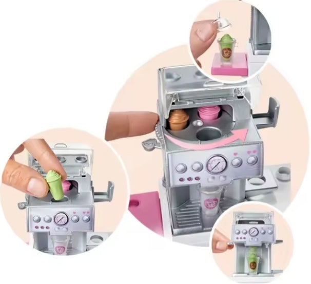 Barbie Doll Dessert House Coffee Shop Set tys dll