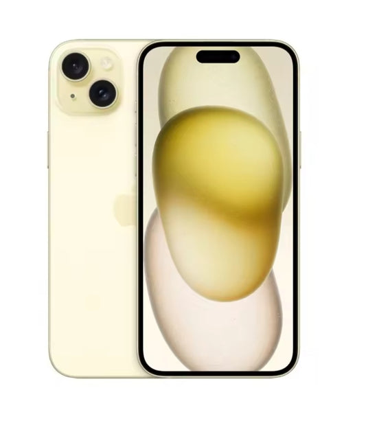 Apple iPhone 15 Plus 5G Smartphone US Version Facial Recognition/Unlock Function Dust Water & Scratch Resistant HD Screen Super/Fast Charging 128GB (Yellow) Smartphone smp