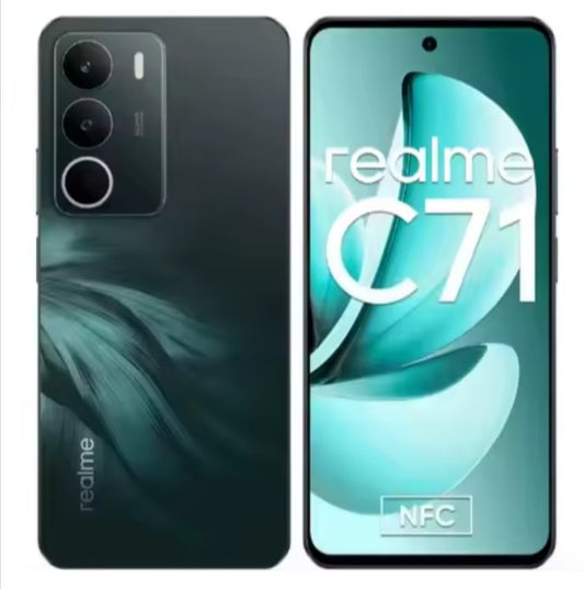 Realme C71 Smartphone RAM 6GB+128GB ROM NFC (Green) Smartphone smp