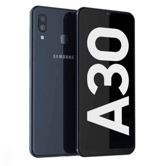 Samsung Galaxy A30 4G Global Version Black Smartphone Dust Water & Scratch Resistant HD Screen Super/Fast Charging Smartphone. smp