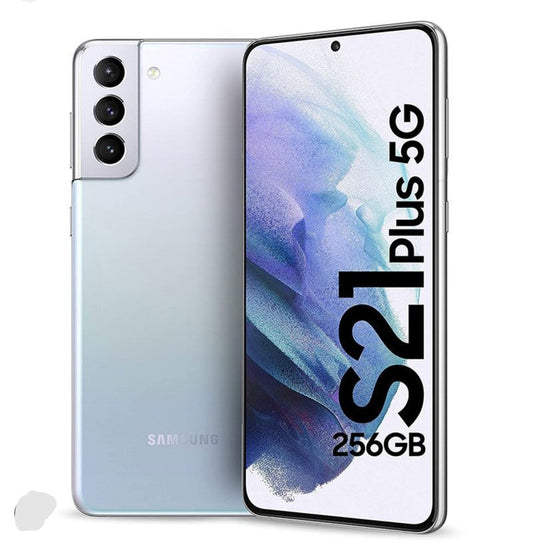 Samsung Galaxy S21 Plus 5G Smartphone Facial Recognition & Fingerprint Unlock Function Dust Water & Scratch Resistant HD Screen Super/Fast Charging (128GB) (Silver) Smartphone smp