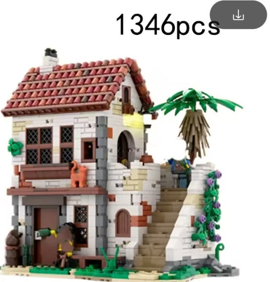 Children's Pirate Castle Building Blocks Set Toys tys bbs