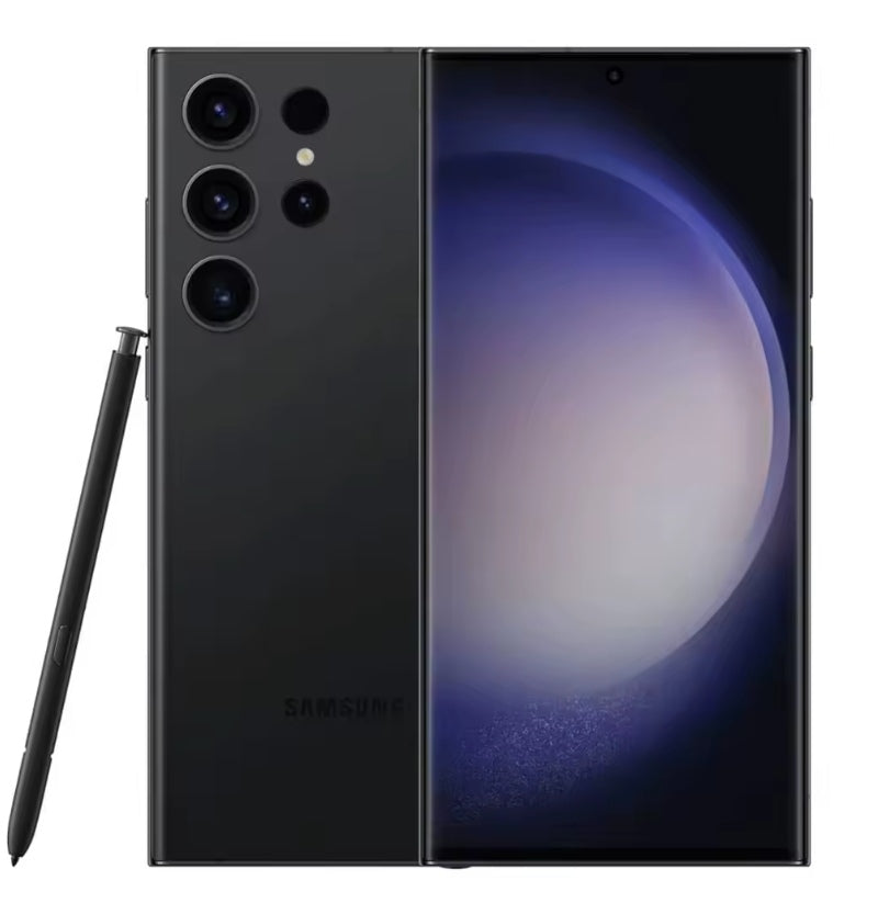 Samsung Galaxy S23 Ultra 5G Smartphone US Version Fingerprint Unlock Function 6.8inch Screen RAM 12GB+256GB ROM (Black) Smartphone smp