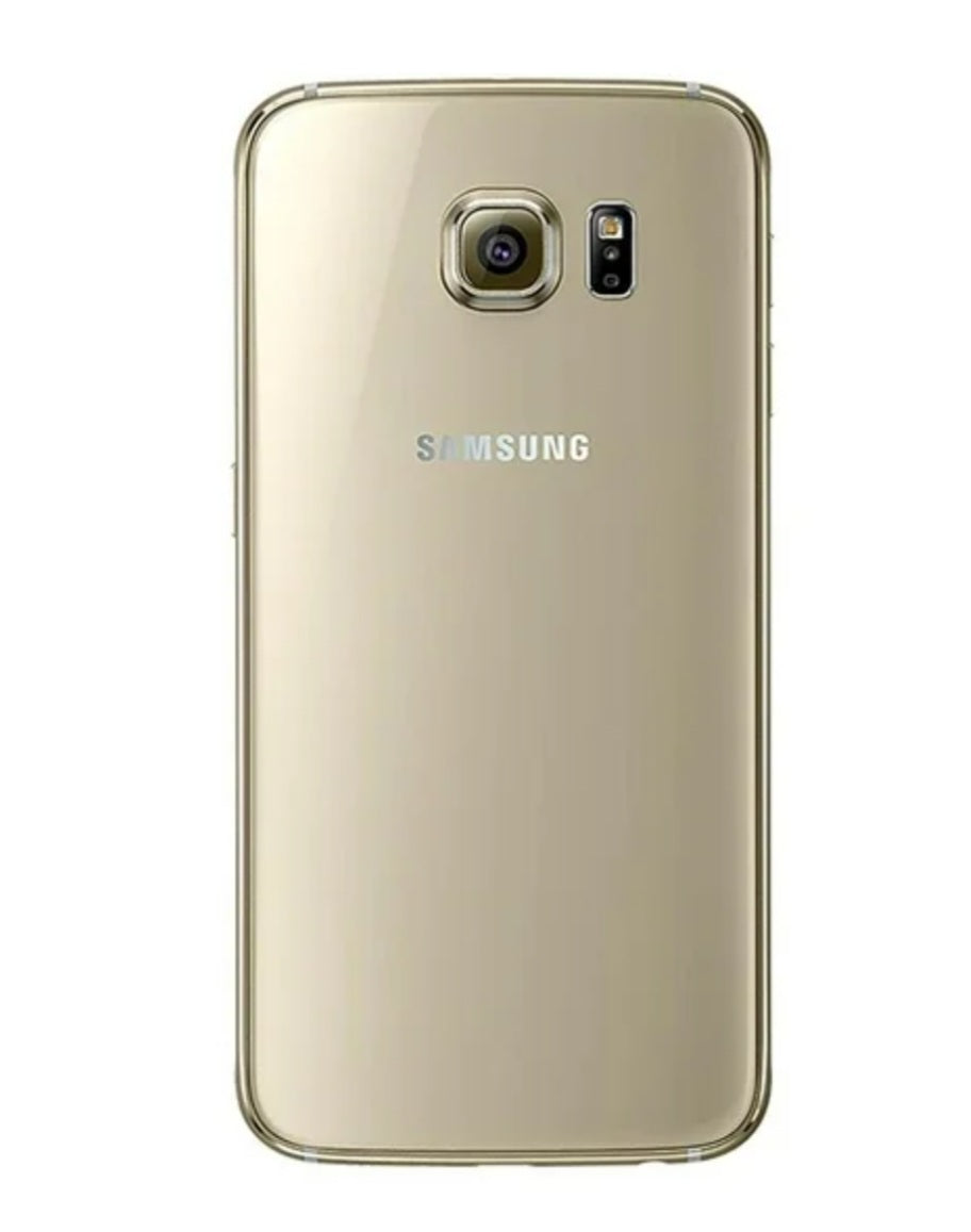 Samsung Galaxy S6 US Version Gold Smartphone Dust Water & Scratch Resistant HD Screen Super/Fast Charging Smartphone (G920V). smp