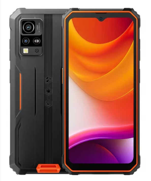 Blackview BV4800 SE Rugged 4G Android 15 Smartphone 6.56inch HD Screen RAM 4GB+64GB ROM (Orange) Smartphone smp