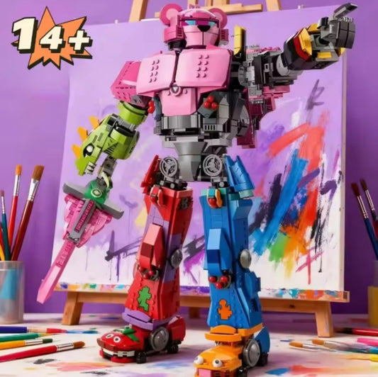 Home Decor Mecha Team Leader Building Blocks Set Toys tys bbs
