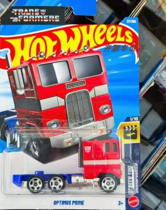 Mattel 2026 Hot Wheels B Case Mainline Series "Optimus Prime" Toy Car tys crs