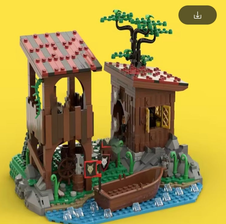 Medieval Castle Building Blocks Set Toys tys bbs