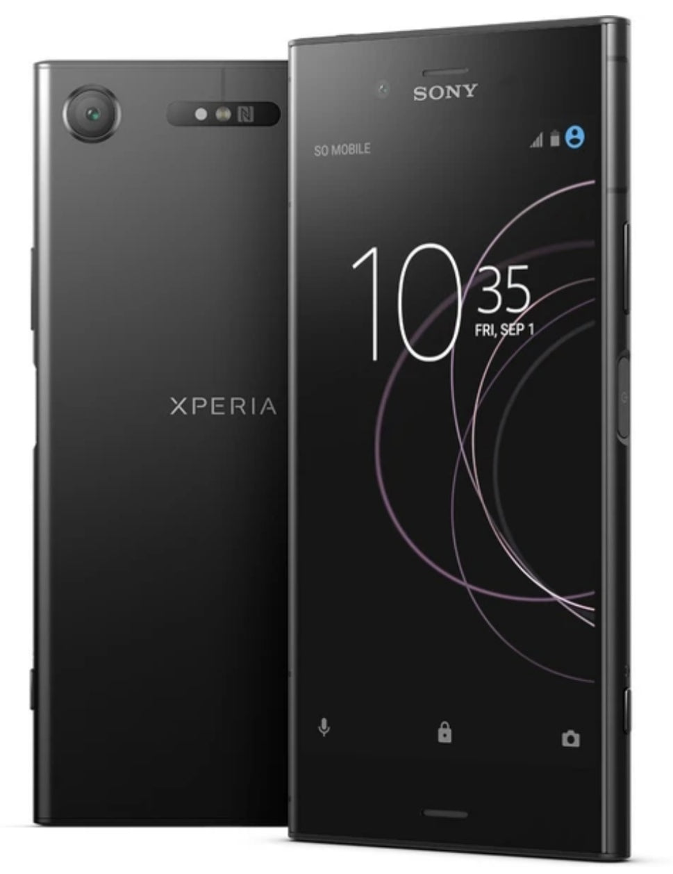 Sony Xperia XZ1 Compact 4G LTE Waterproof Dustproof Scratchproof Smartphone Global Version HD Screen Super/Fast Charging (Black) Smartphone smp