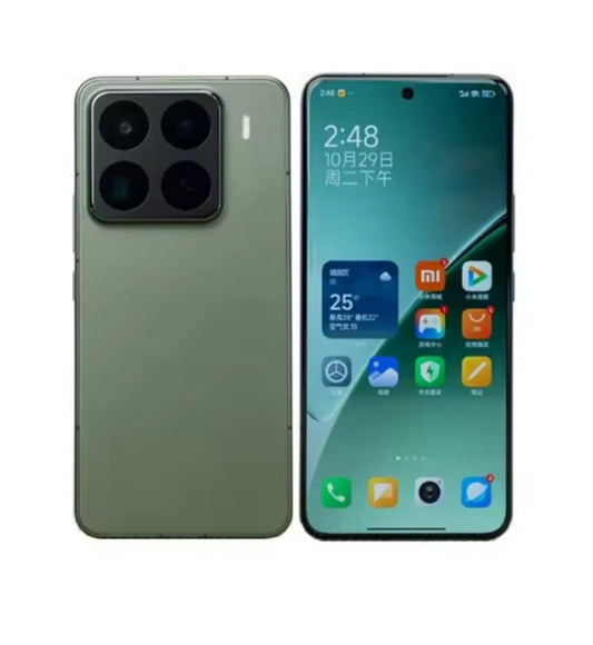 Xiaomi 15 Pro Chinese Version Green Smartphone Facial Recognition & Fingerprint Unlock Function Dust Water & Scratch Resistant HD Screen Super/Fast Charging Smartphone (RAM 12GB+256GB ROM). smp