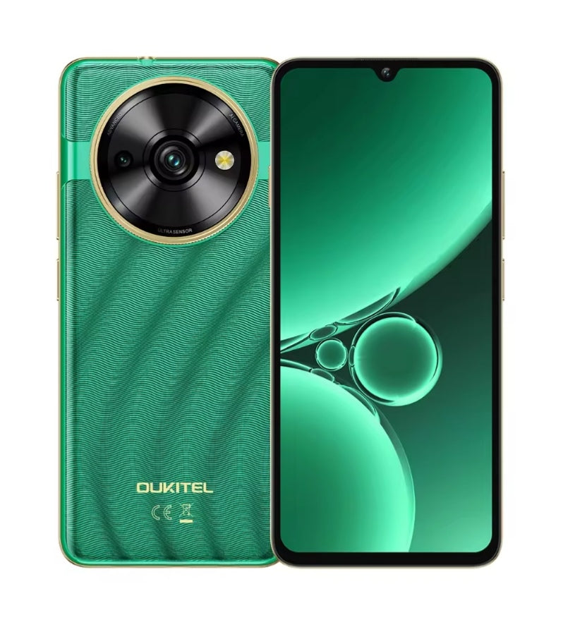 OUKITEL C59 PRO Waterproof Smartphone Global Version HD Screen Super/Fast Charging Android 15 (Green) Smartphone smp