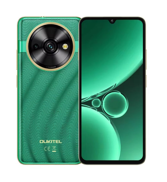 OUKITEL C59 PRO Waterproof Smartphone Global Version HD Screen Super/Fast Charging Android 15 (Green) Smartphone smp