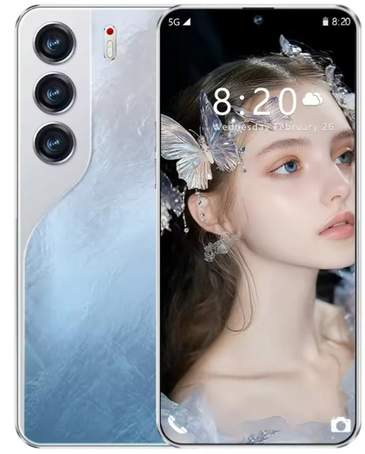 Camon 40 Pro 2025 4G 5G Android 15 Smartphone Facial Recognition Function 7.3inch HD 4K Screen RAM 8GB+256GB ROM (White) Smartphone smp