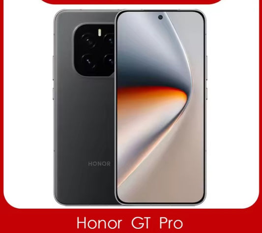 Honor GT Pro 5G Chinese Version Black Smartphone Facial Recognition & Fingerprint Unlock Function Dust Water & Scratch Resistant HD Screen Super/Fast Charging (RAM 12GB+256GB ROM) + FREE 2pcs Film. smp