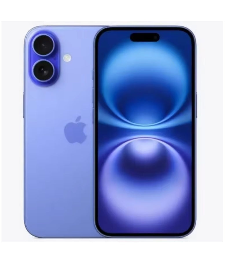 Apple iPhone 16 5G Smartphone US Version Facial Recognition/Unlock Function Dustproof Water & Scratch Resistant HD Screen Super/Fast Charging 128GB (Blue) Smartphone smp