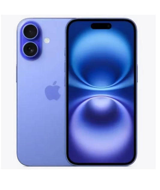 Apple iPhone 16 5G Smartphone US Version Facial Recognition/Unlock Function Dustproof Water & Scratch Resistant HD Screen Super/Fast Charging 128GB (Blue) Smartphone smp