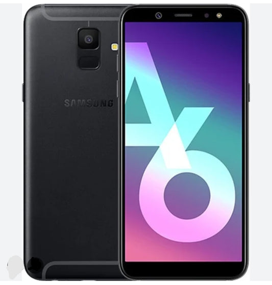 Samsung Galaxy A6 4G Global Version Smartphone Facial Recognition & Fingerprint Unlock Function Dust Water & Scratch Resistant HD Screen Super/Fast Charging Black Smartphone smp