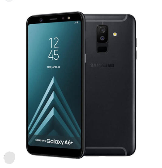 Samsung Galaxy A6 Plus 4G Global Version Smartphone Facial Recognition & Fingerprint Unlock Function Dust Water & Scratch Resistant HD Screen Super/Fast Charging Black Smartphone smp