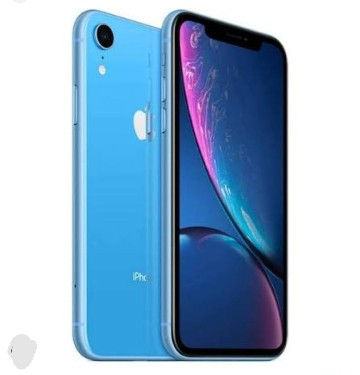 Apple iPhone XR Smartphone Facial Recognition Function Dust Water & Scratch Resistant HD Screen Super/Fast Charging (128GB ROM) (Blue) Smartphone + FREE Earphones. smp