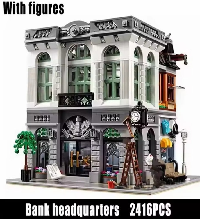 Bank Headquarters Building Blocks Set Toys tys bbs