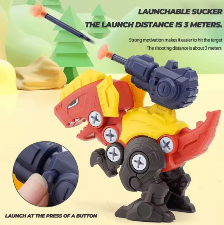 Children's Educational DIY Dinosaur Screwing Building Blocks Set Toys tys bbs